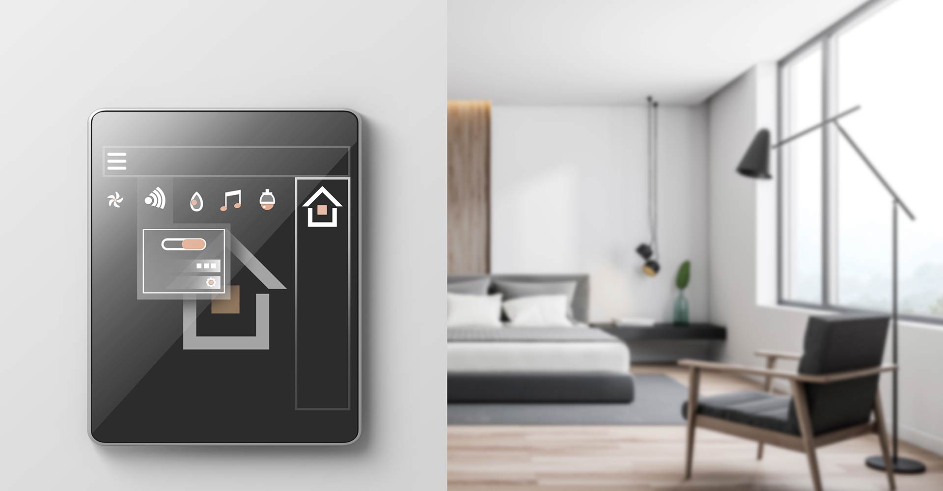 Smart home Schlafzimmer in Hamburg