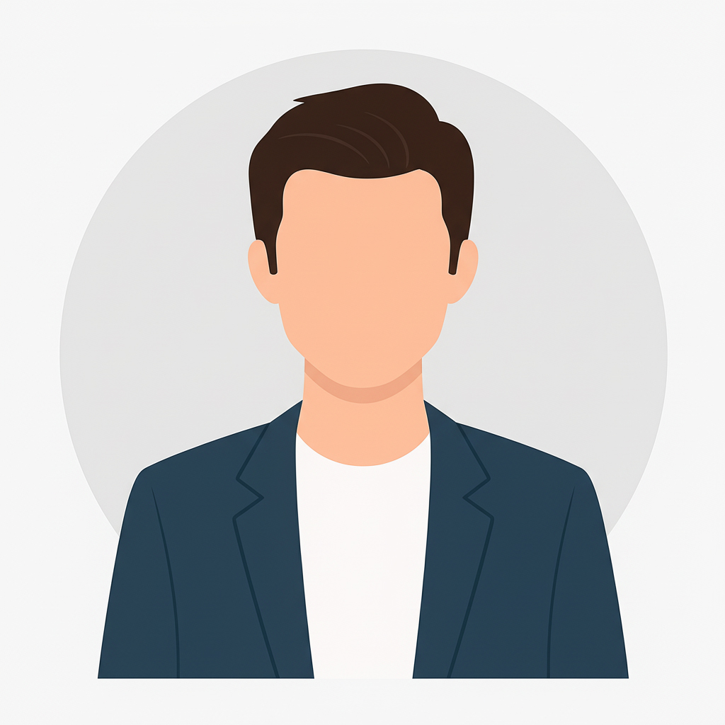 Eine männliche Person mit braunen Haaren und Sakko blickt neutral nach vorn